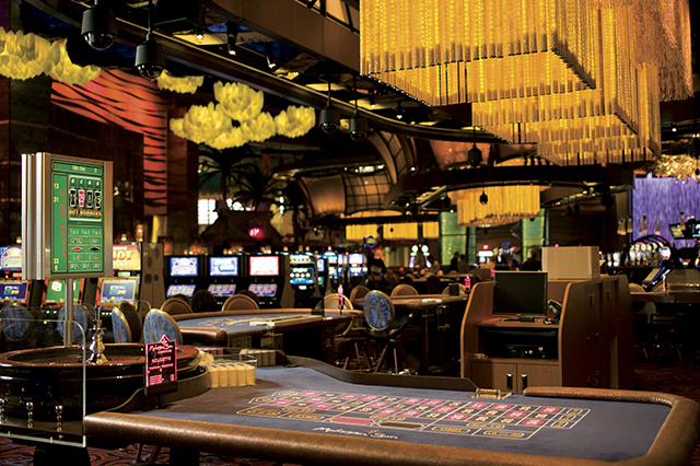 Mohegan Sun roulette tables.