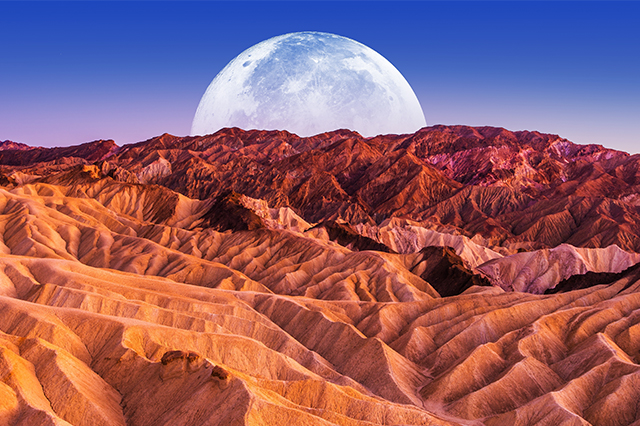 Stock image of death valley which is one of the hottest places on earth