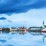 panoramic shot of Reykjavik, the Icelandic capital.