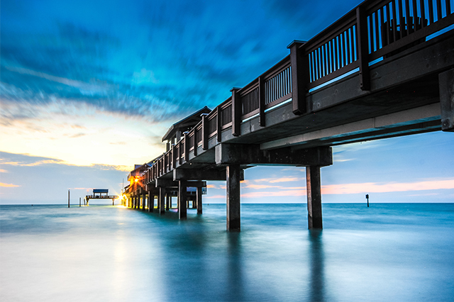 Pier in Clearwater, Fl.