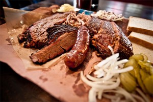 BBQ platter in austin, texas