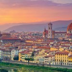 aerial of Tuscany, Italy