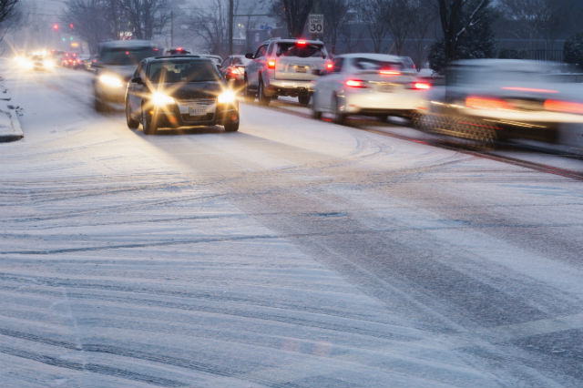 driving in snow 