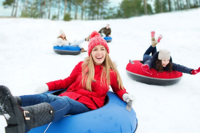 snow tubing