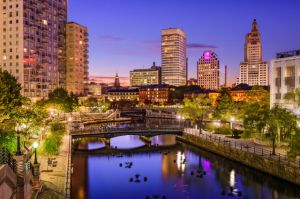 things to do in providence - skyline of downtown providence