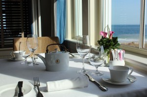 Breakfast table at Ocean House in Westerly, Rhode Island