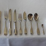 gourmet utensils on a table at Ocean House in Westerly, Rhode Island