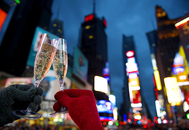 The Times Square Ball Drop