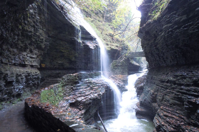 Watkins Glen State Park's Gorge Trail. watking glen ny