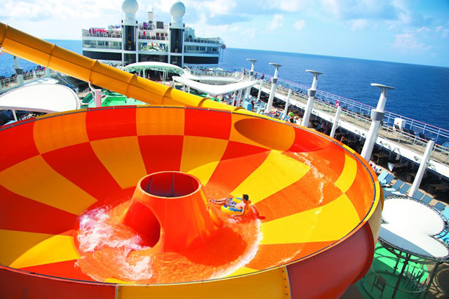 cruise ships with water slides