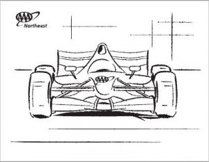 Race Car Coloring Pages