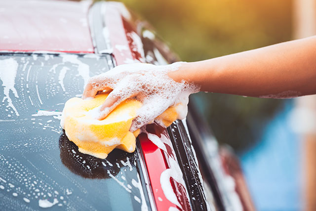 how to properly wash a car