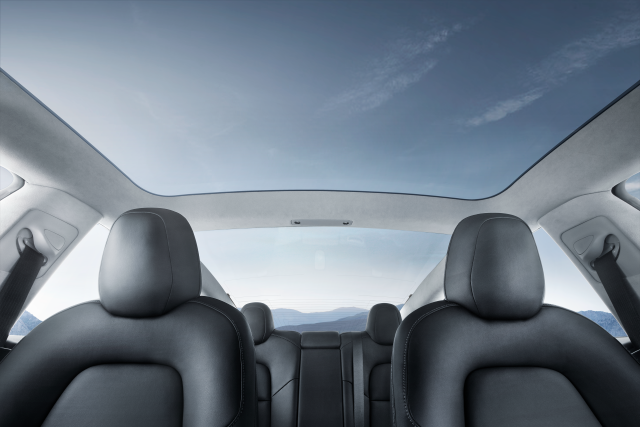 tesla sunroof