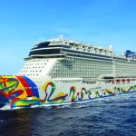 Norwegian Encore at sea