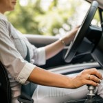 woman driving