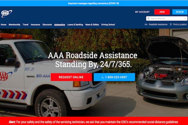 roadside assistance online