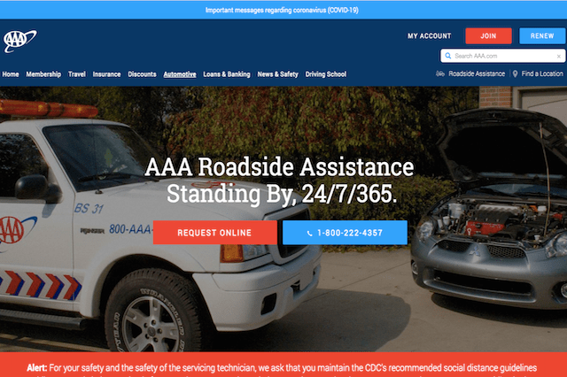 roadside assistance online