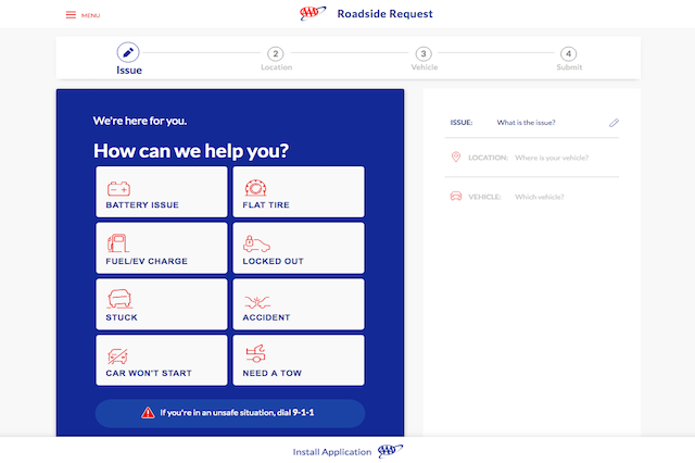 roadside assistance online