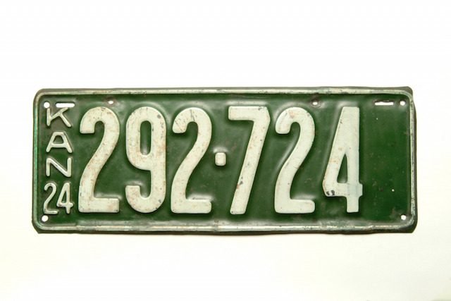 license plate history