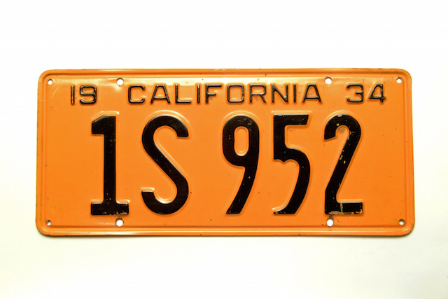 license plate history