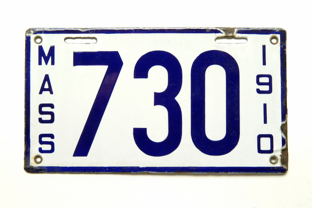 license plate history