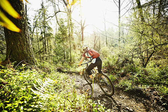 mountain biking