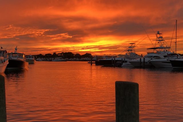 sunset dock