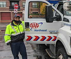 Syed Aftab, AAA roadside technician