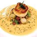 Diamond Dish: The Weekapaug Inn, Pan Seared Scallops