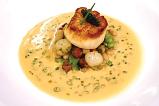 Diamond Dish: The Weekapaug Inn, Pan Seared Scallops