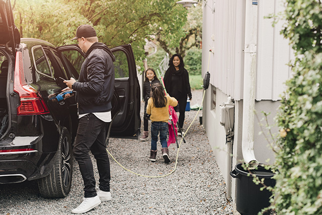 ev home charging station