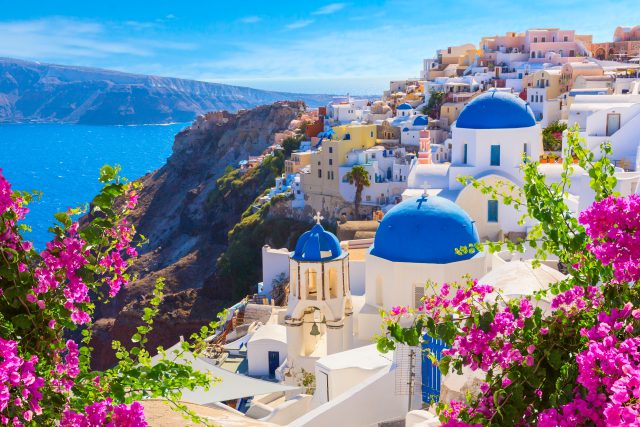 santorini. international travel myths.