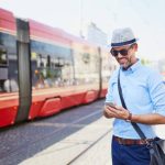 best apps for travel - man at train
