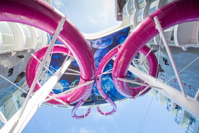 things to do on a cruise - royal caribbean slide