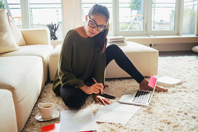 Woman on laptop