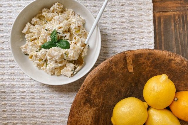 shop and cook: lemon ricotta pasta