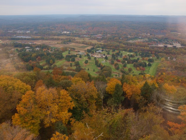 best fall foliage views - heublein tower