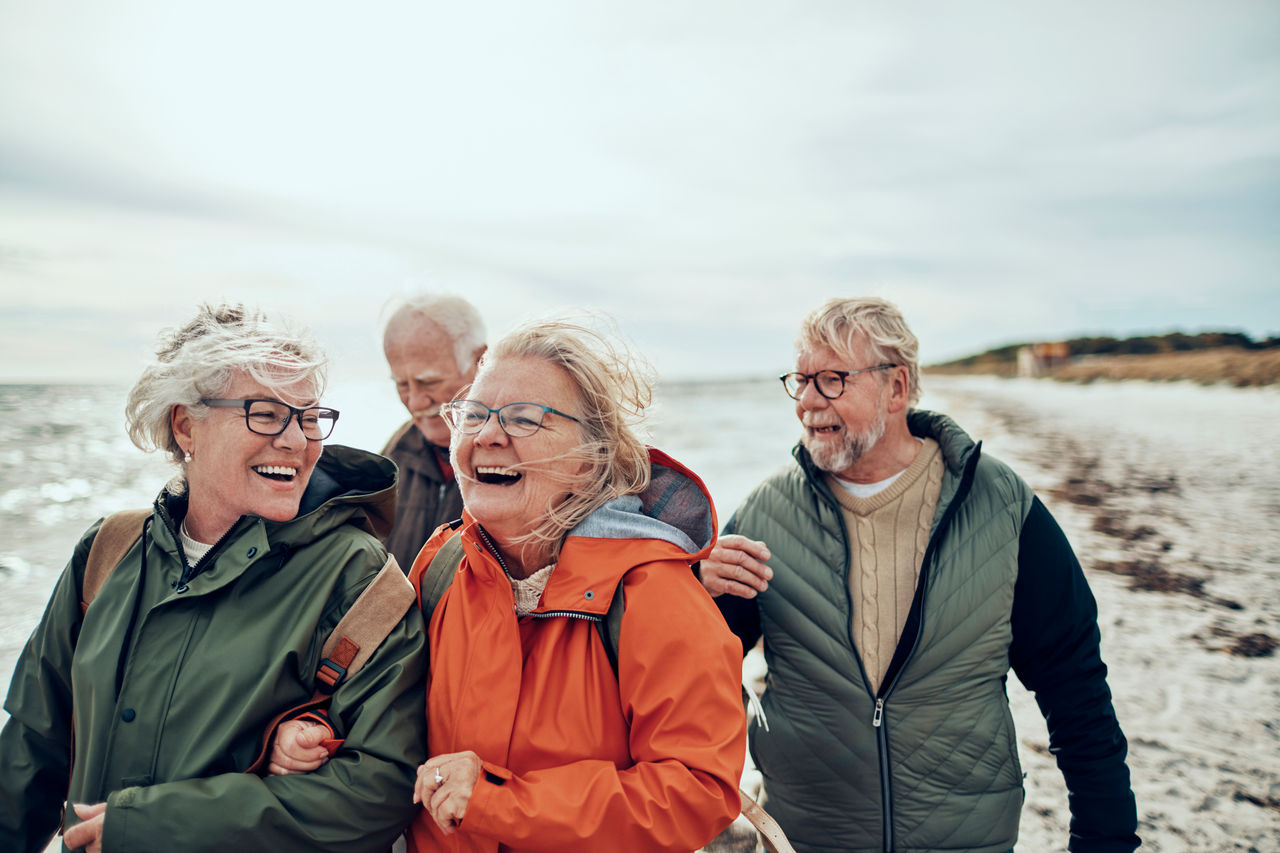 seniors walking