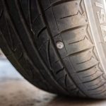 when to replace tire - nail in tire