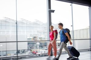 couple in airport