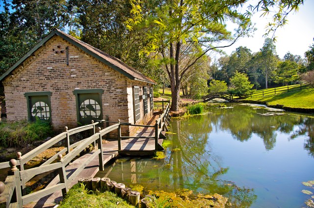 Oriental-American Garden, Bellingrath Gardens, Mobile area (Theodore), Alabama