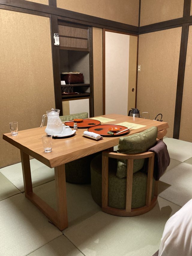 what is a japanese ryokan, in-room dining