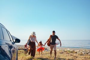 family beach day
