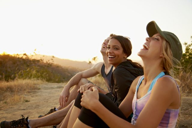 friends laughing